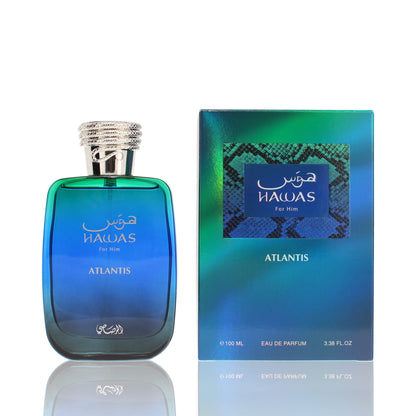 Rasasi Hawas Atlantis Eau De Parfum Fragrance Boxed