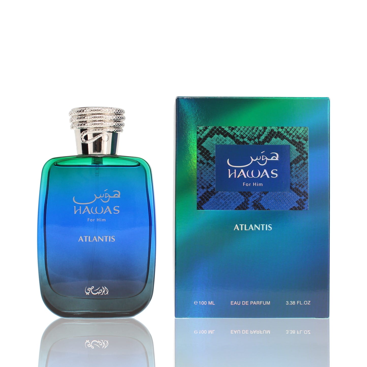 Rasasi Hawas Atlantis Eau De Parfum Fragrance Boxed