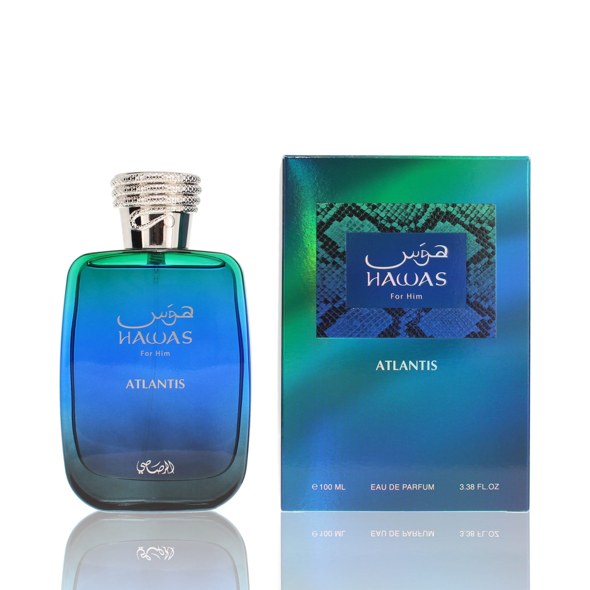 Rasasi Hawas Atlantis Eau De Parfum Fragrance Boxed