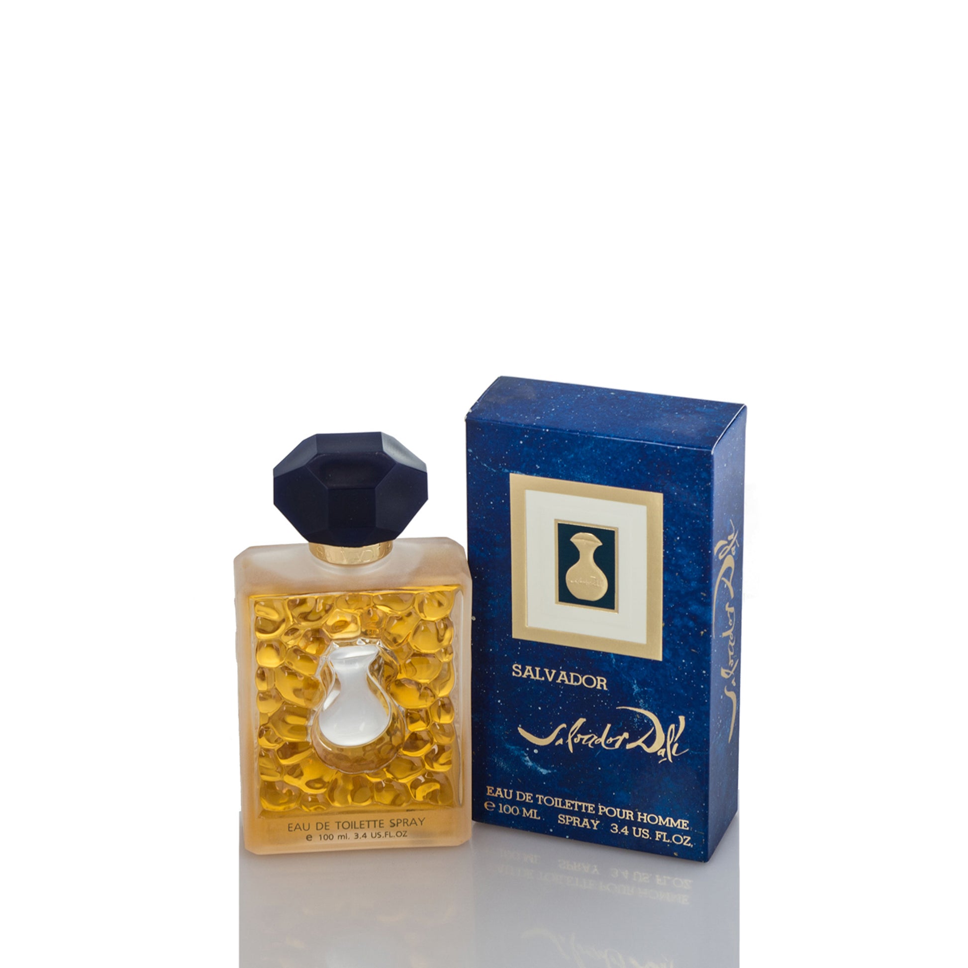 Salvador Salvador Dali Blue (1992 Vintage Bottle) For Man Eau De Toilette Perfume Boxed