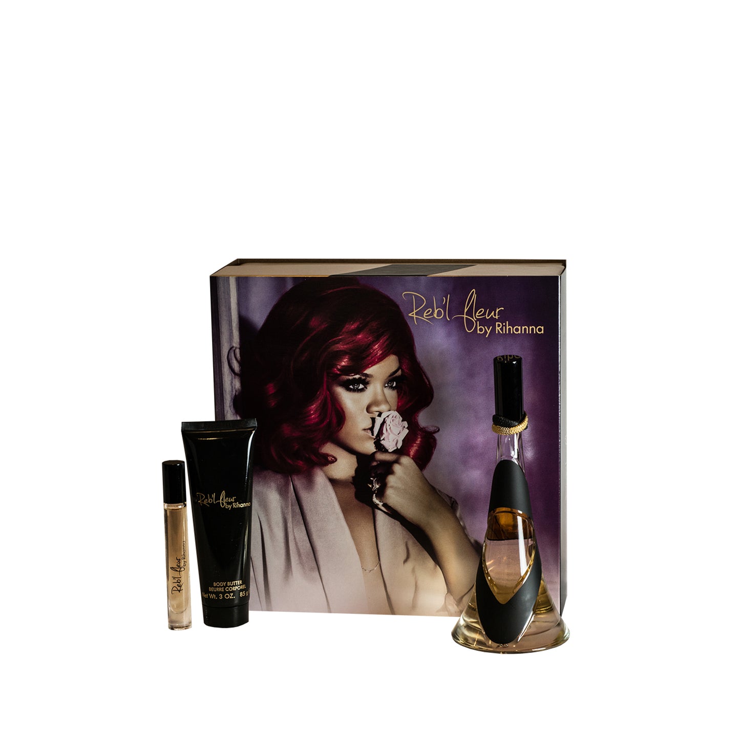 Rihanna Rebel Fleurs Classic (Pink) Eau De Parfum Fragrance Gift Set