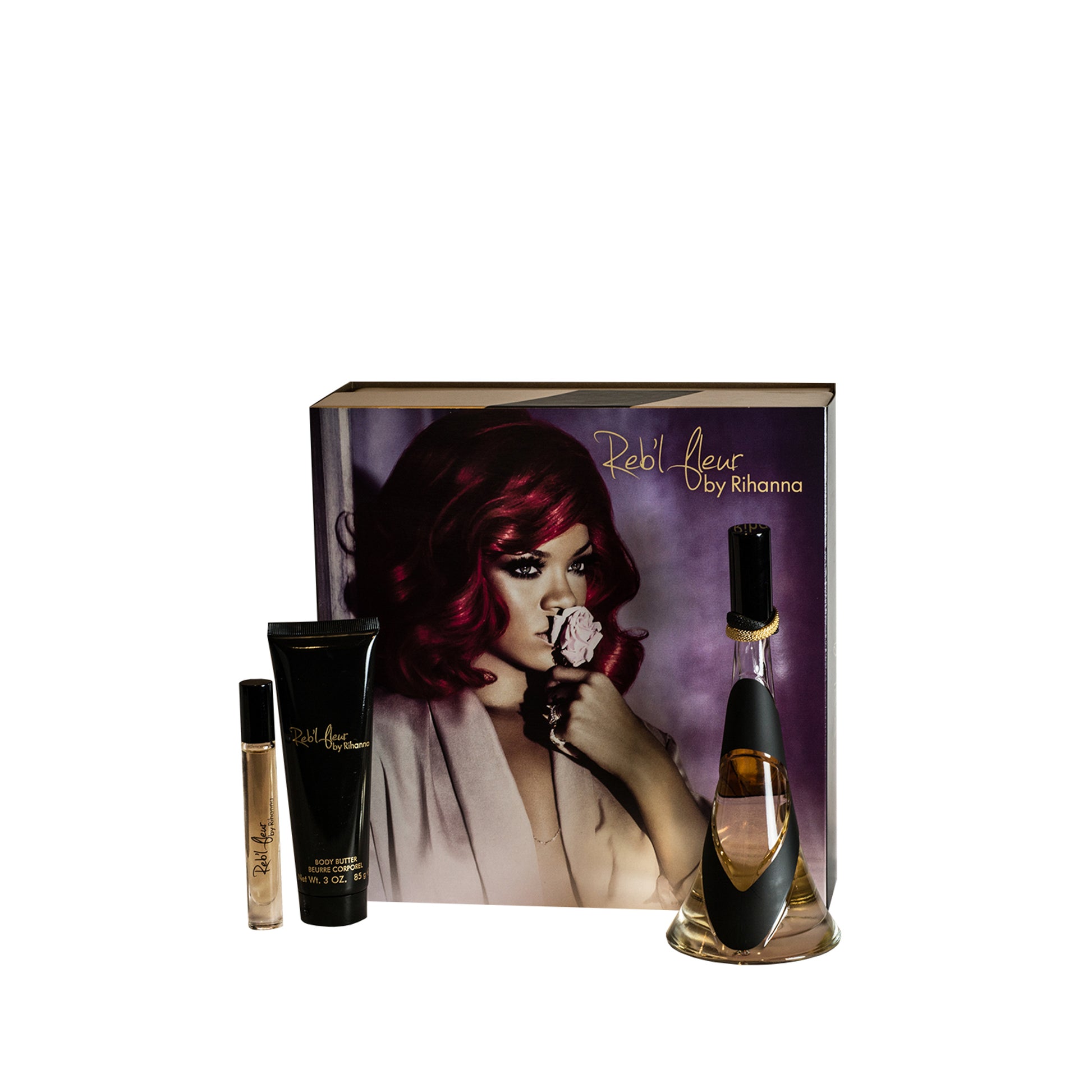 Rihanna Rebel Fleurs Classic (Pink) Eau De Parfum Fragrance Gift Set