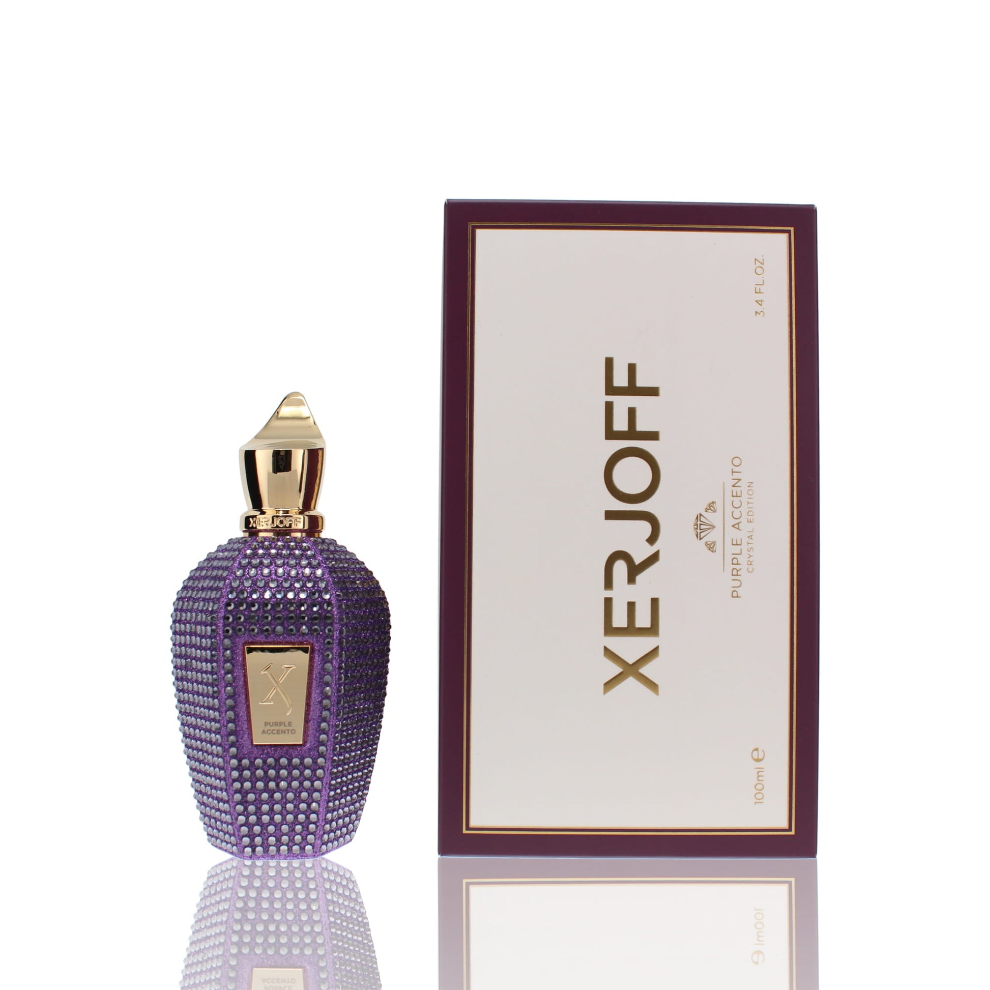 Xerjoff Purple Accento Crystal Edition Eau De Parfum Fragrance Boxed