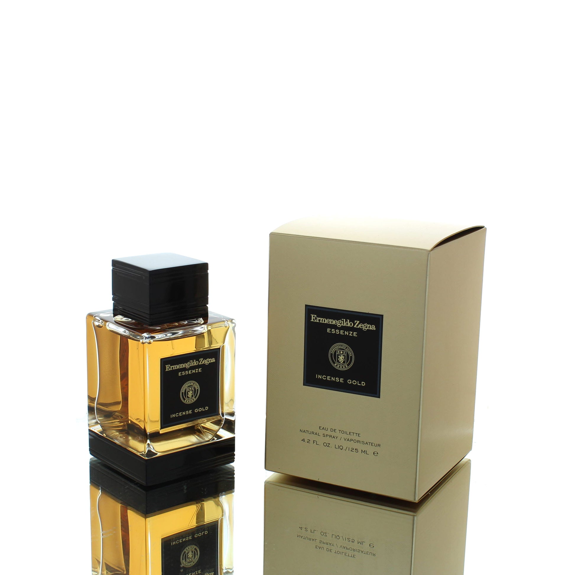 Ermenegildo Zegna Incense Gold For Man Eau De Toilette Perfume Boxed